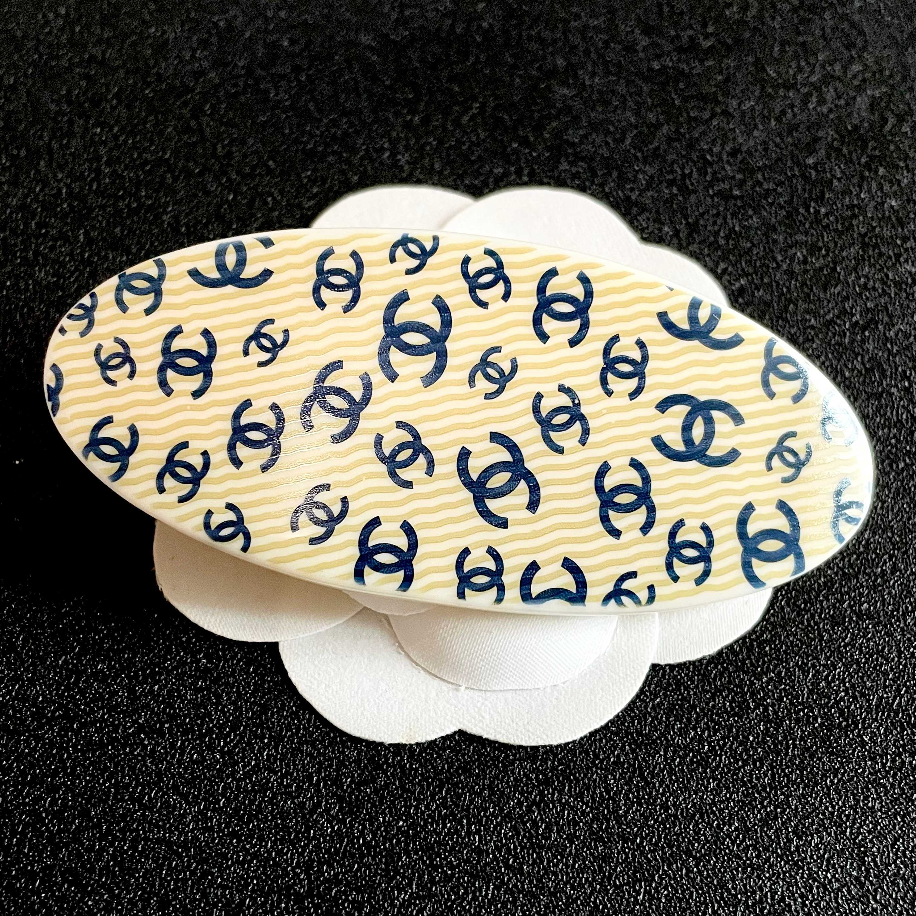 Chanel Patterned Hair Clip